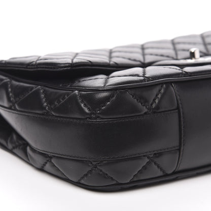Chanel Lambskin Quilted Jumbo Easy Carry Flap Black 9 of 15