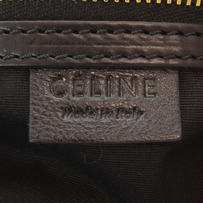 Celine Pony Hair Racer Stripe Tote Green 5 of 7