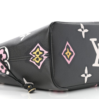 Louis Vuitton Monogram Giant Wild At Heart Neverfull MM Black 9 of 11