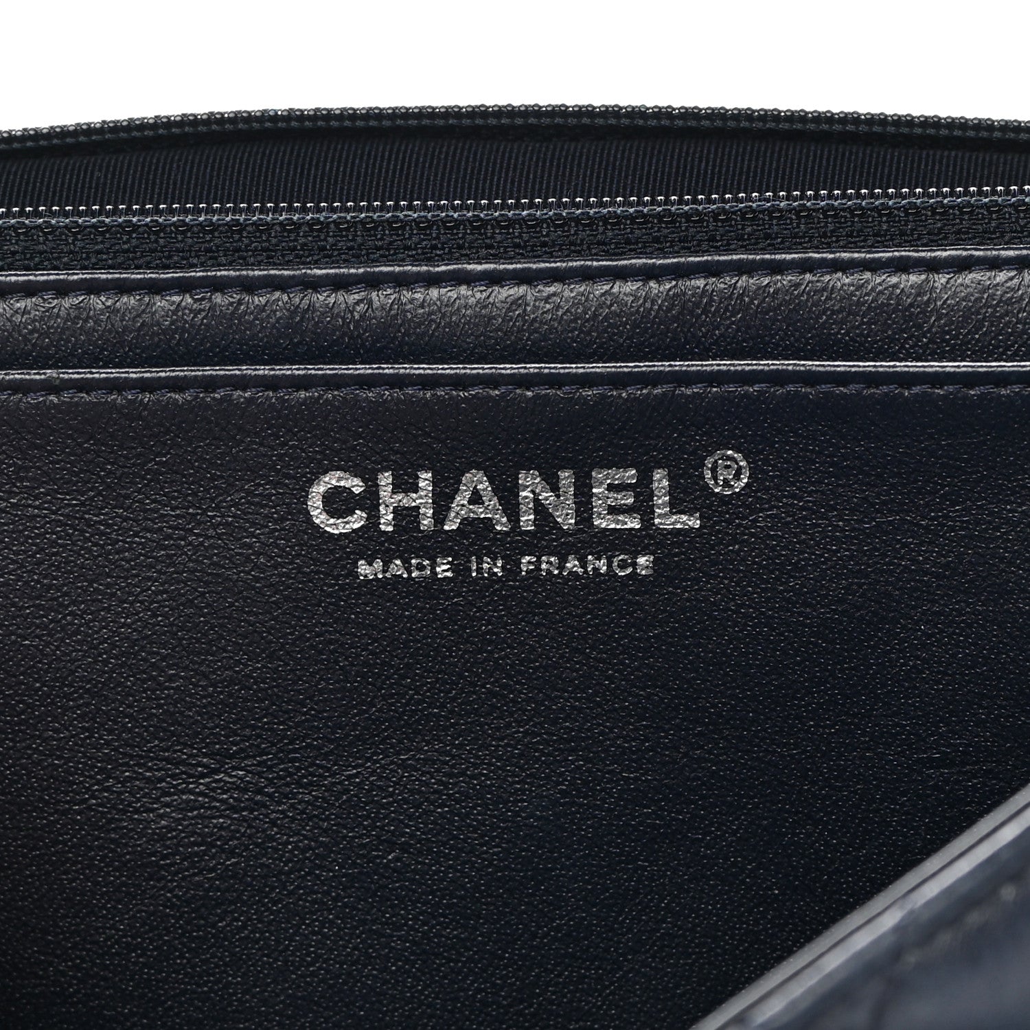 Chanel Lambskin Quilted Jumbo Single Flap Navy 5 of 11