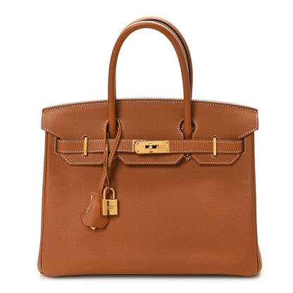 Hermes Epsom BIRKIN 30 Gold 1 of 10