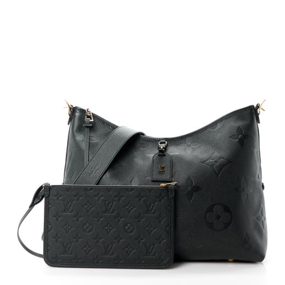 Louis Vuitton Empreinte Monogram Giant CarryAll MM Black 3 of 15