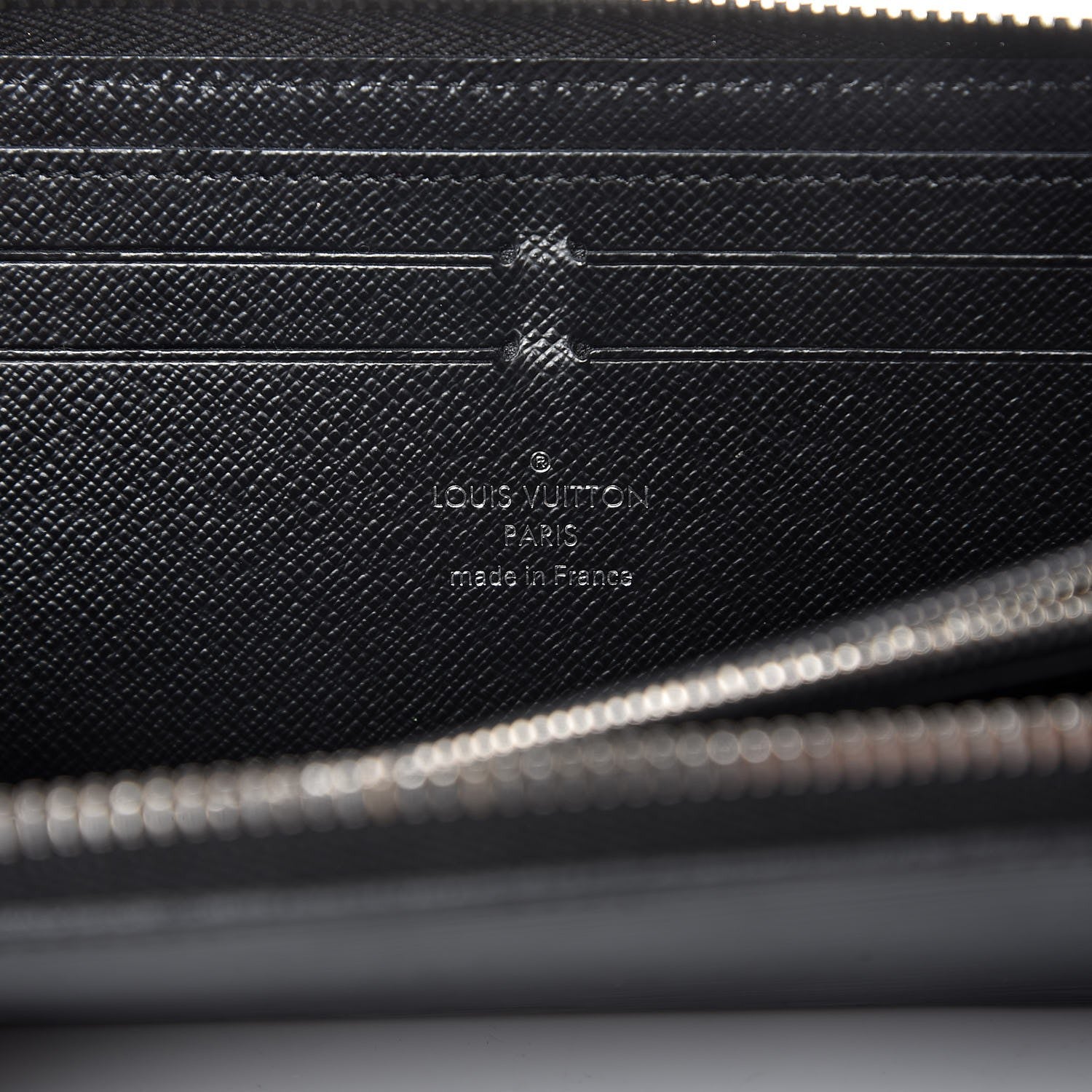 Louis Vuitton Epi Clemence Wallet Black 5 of 8