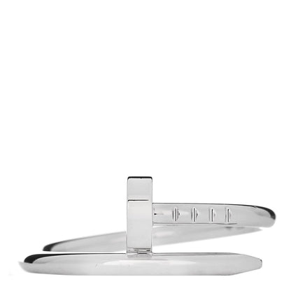 Cartier 18K White Gold Small Juste Un Clou Ring 51 5.75 1 of 5