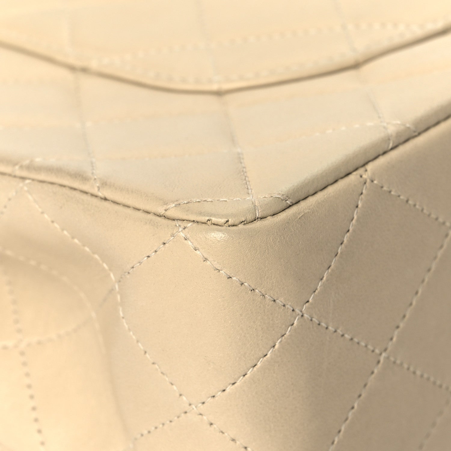 Chanel Lambskin Quilted Small Double Flap Beige 10 of 13