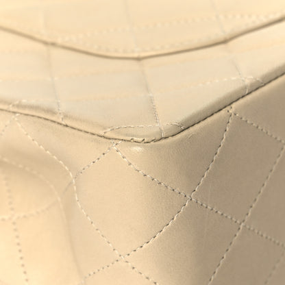 Chanel Lambskin Quilted Small Double Flap Beige 10 of 13