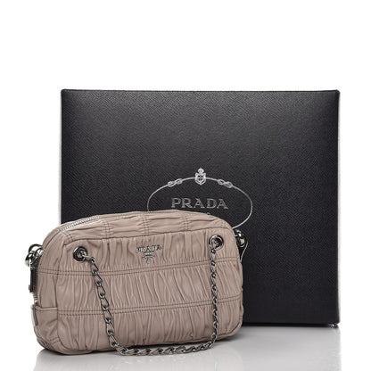 Prada Nappa Gaufre Crossbody Pomice 10 of 10