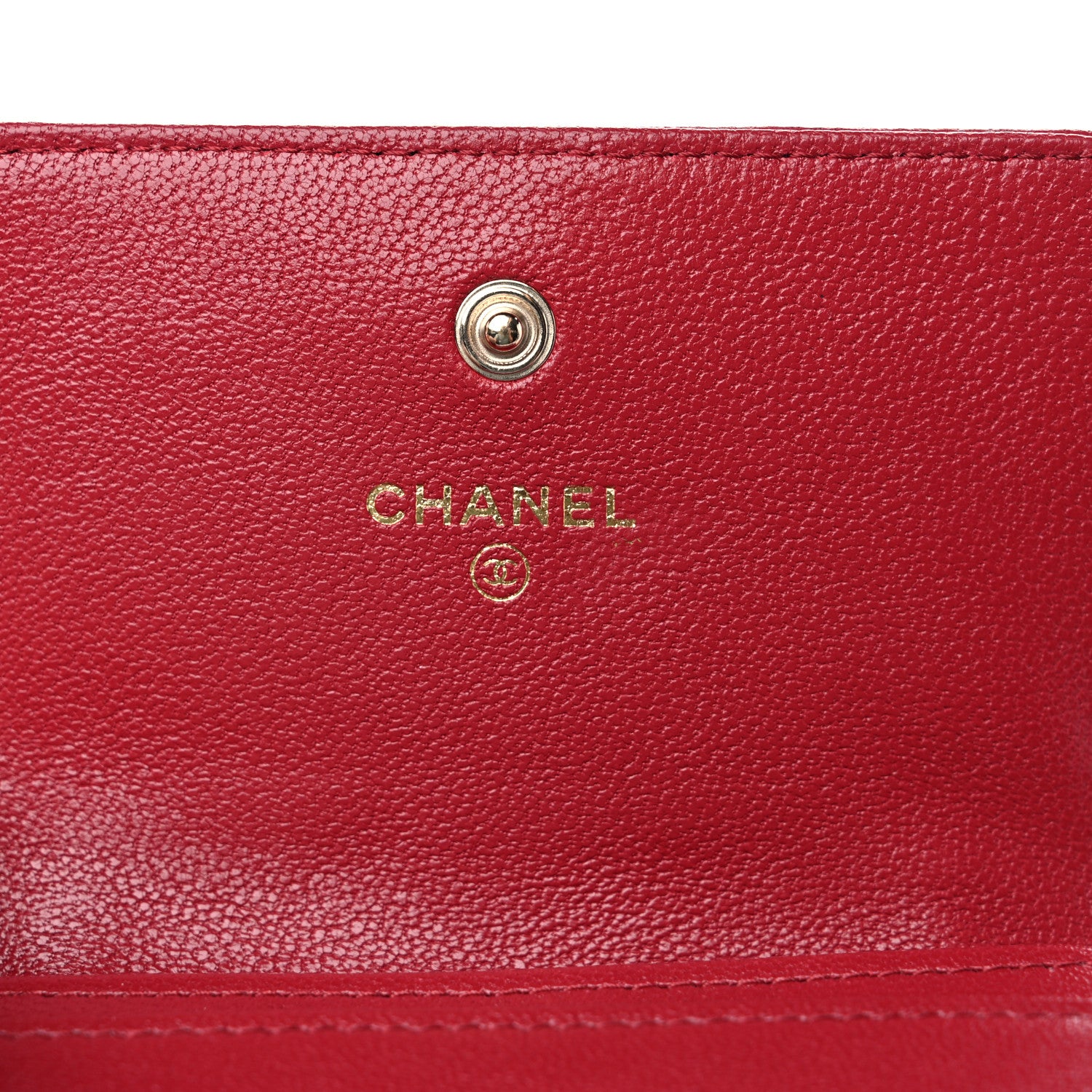 Chanel Caviar Chevron Quilted Mademoiselle Flap Card Holder Dark Pink 6 of 11