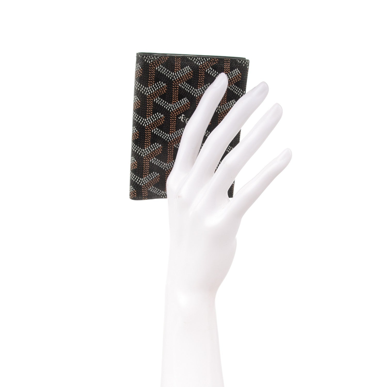 Goyard Goyardine Saint Marc Folding Card Case Black 2 of 6