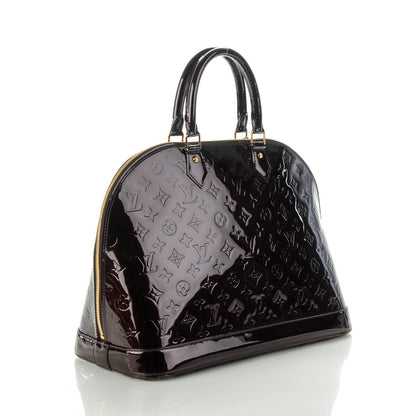 Louis Vuitton Vernis Alma GM Amarante 3 of 7