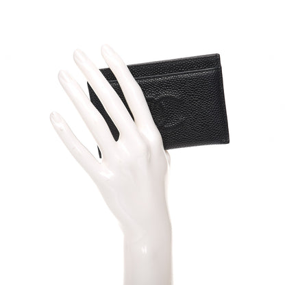 Chanel Caviar Timeless CC Card Holder Black 2 of 8
