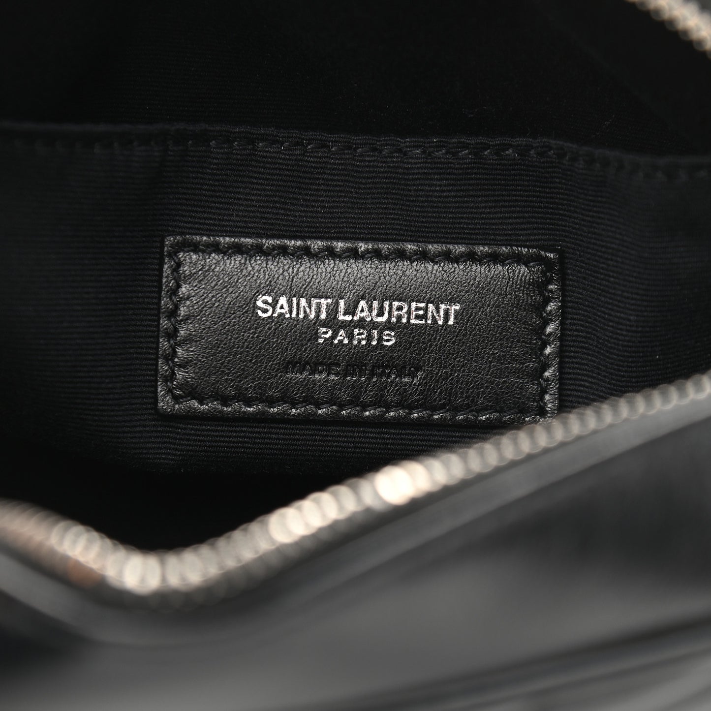 Calfskin Matelasse Monogram Lou Belt Bag Black