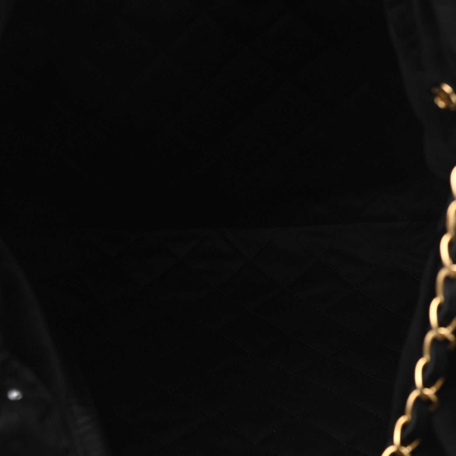 Chanel Velvet Sequin Quilted Chanel 22 Black 6 of 11