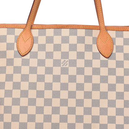Louis Vuitton Damier Azur Neo Neverfull MM Rose Ballerine 21 of 22