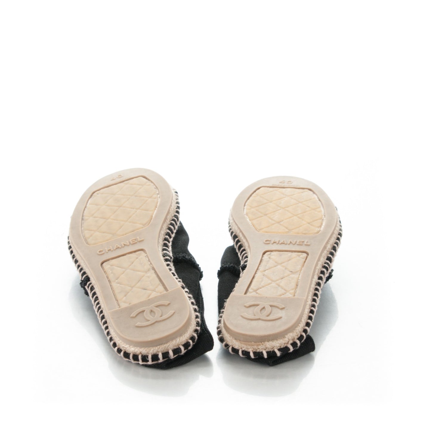 Canvas CC Espadrilles 40 Black Beige