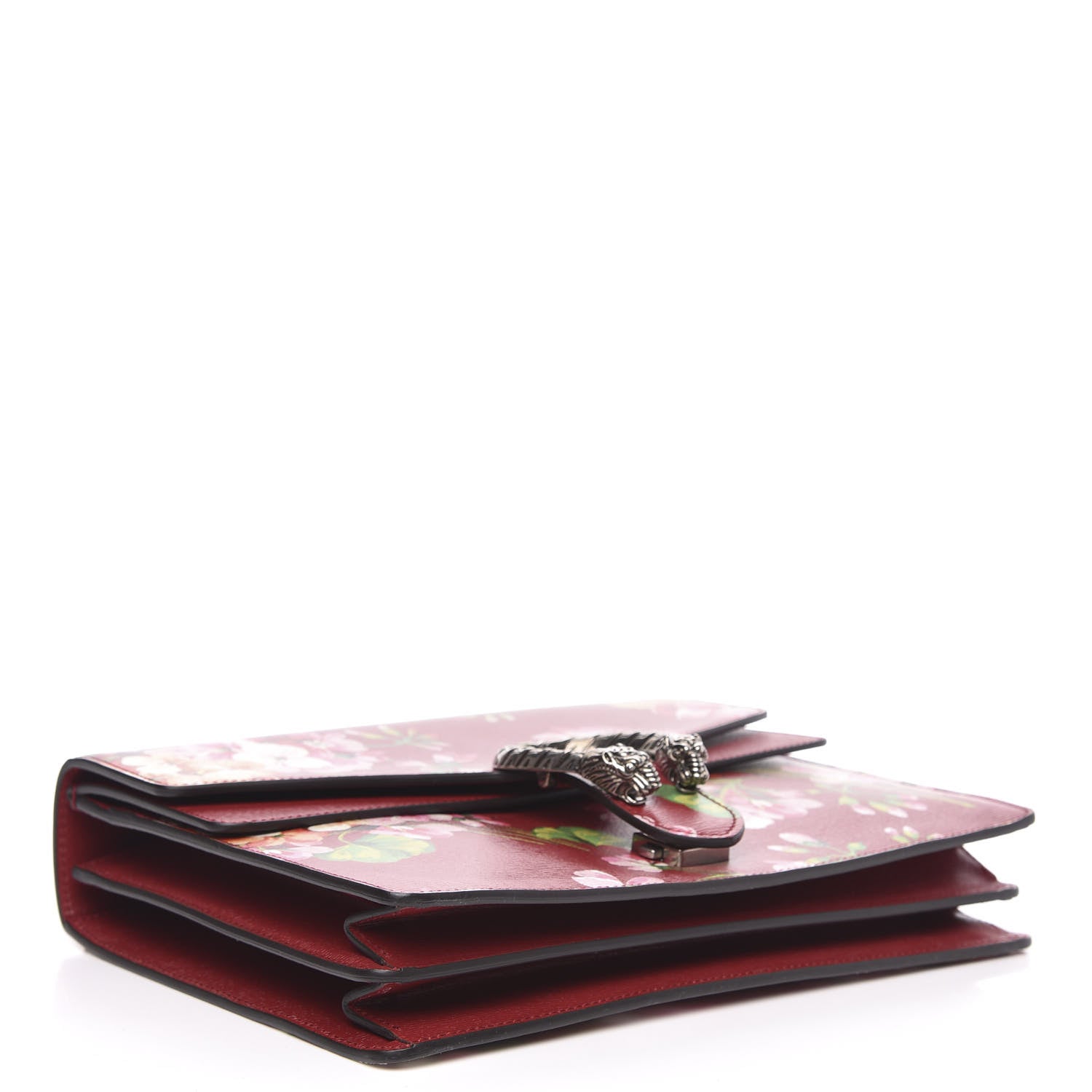 Gucci Calfskin Blooms Print Medium Dionysus Shoulder Bag Romantic Cherry Multicolor 4 of 10