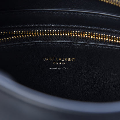 Saint Laurent Calfskin Small Monogram Cabas Black 6 of 10