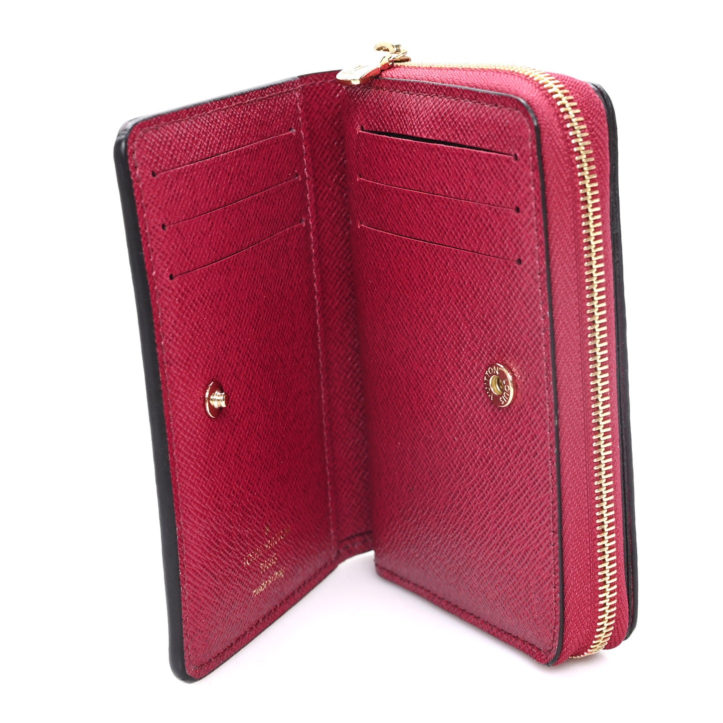Monogram Lou Zippy Compact Wallet Red