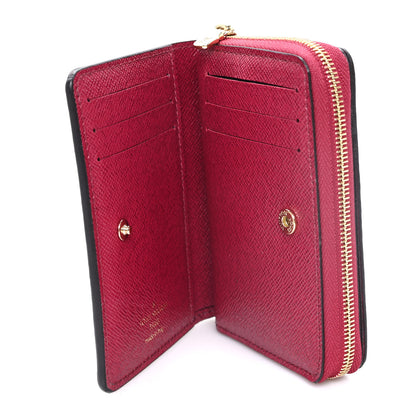 Louis Vuitton Monogram Lou Zippy Compact Wallet Red 6 of 8
