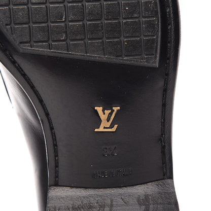 Louis Vuitton Calfskin Mens Loafers 8.5 Black 8 of 9