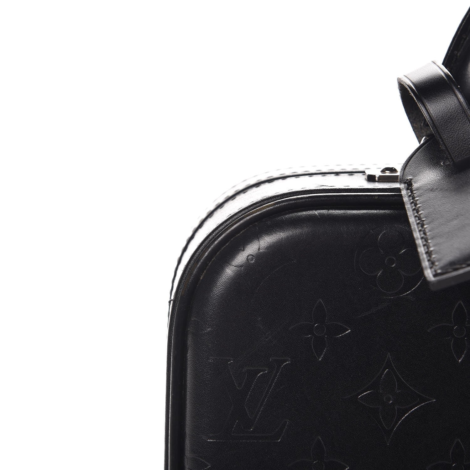 Louis Vuitton Monogram Glace Valisette PM Black 10 of 13