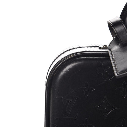 Louis Vuitton Monogram Glace Valisette PM Black 10 of 13