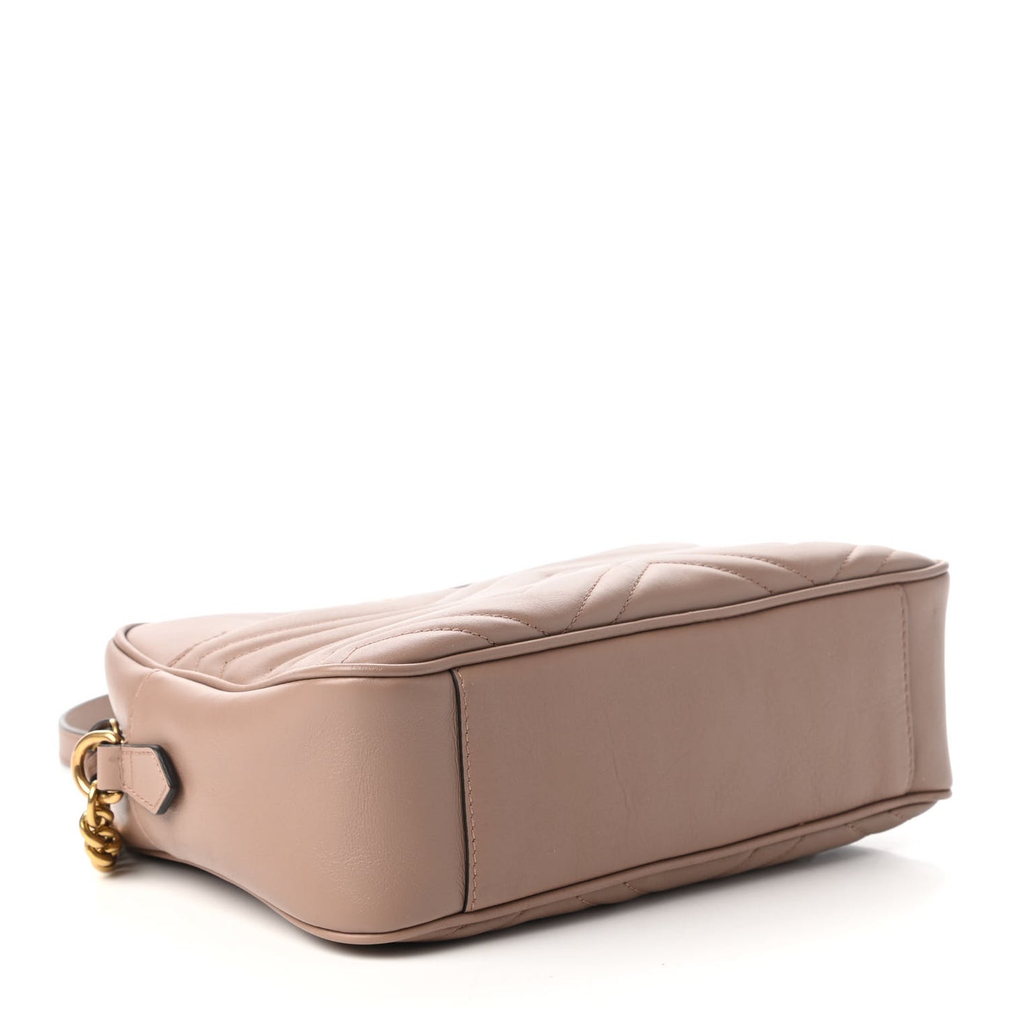 Calfskin Matelasse Medium GG Marmont Chain Shoulder Bag Porcelain Rose