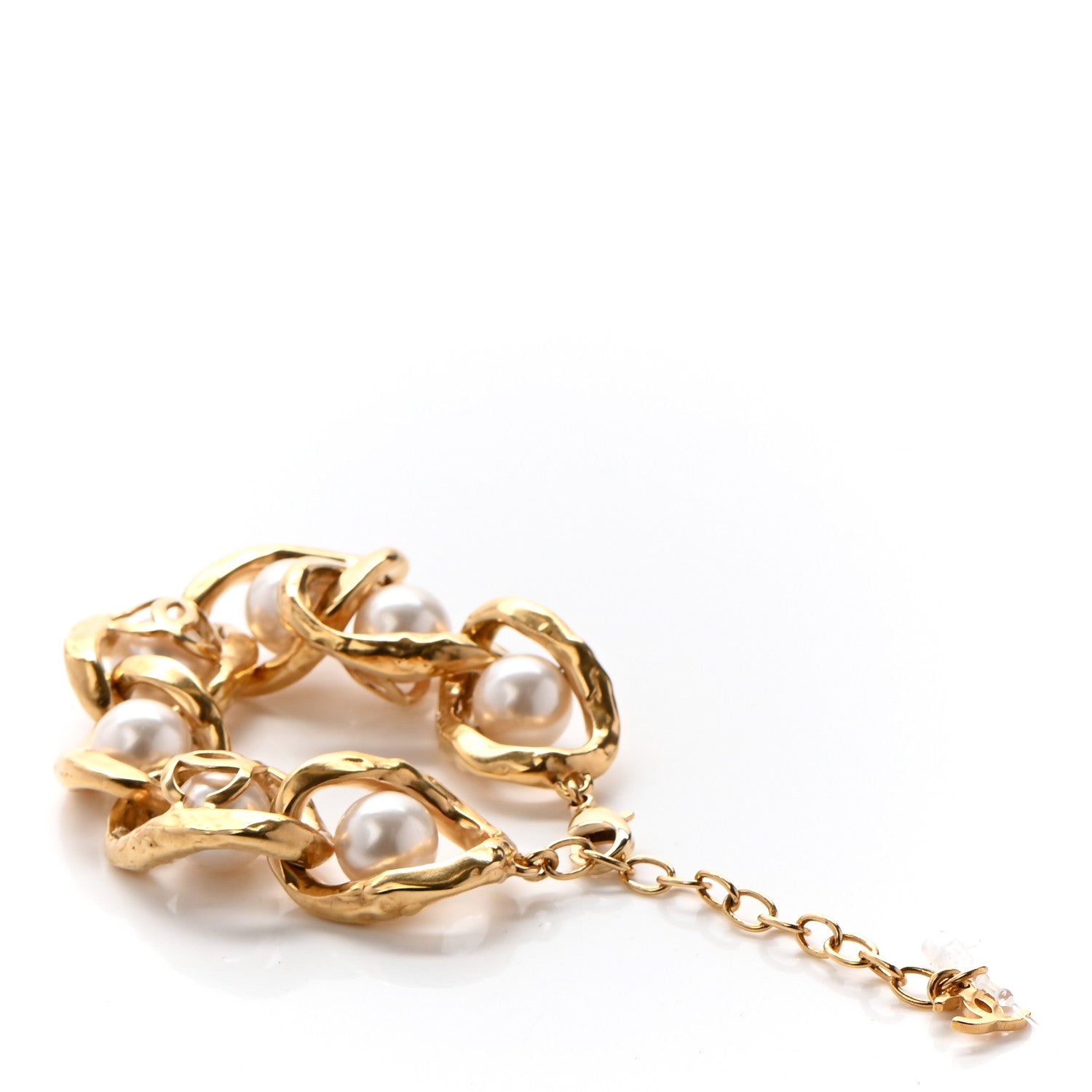 Chanel Pearl CC Bracelet Gold 3 of 5