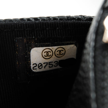 Chanel Caviar Quilted Wallet On Chain WOC Black 8 of 8