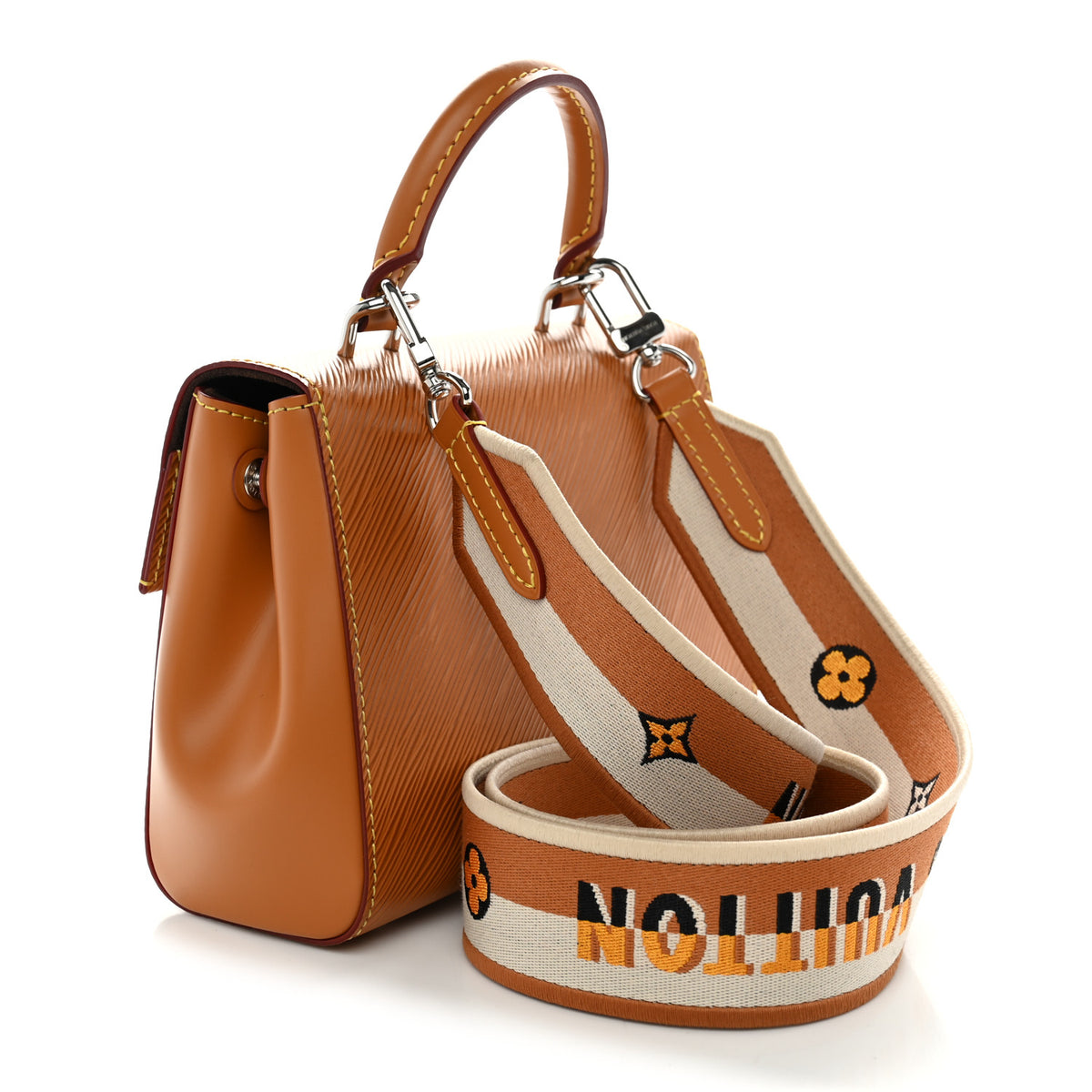 Louis Vuitton Epi Cluny Mini Gold Honey 2 of 9