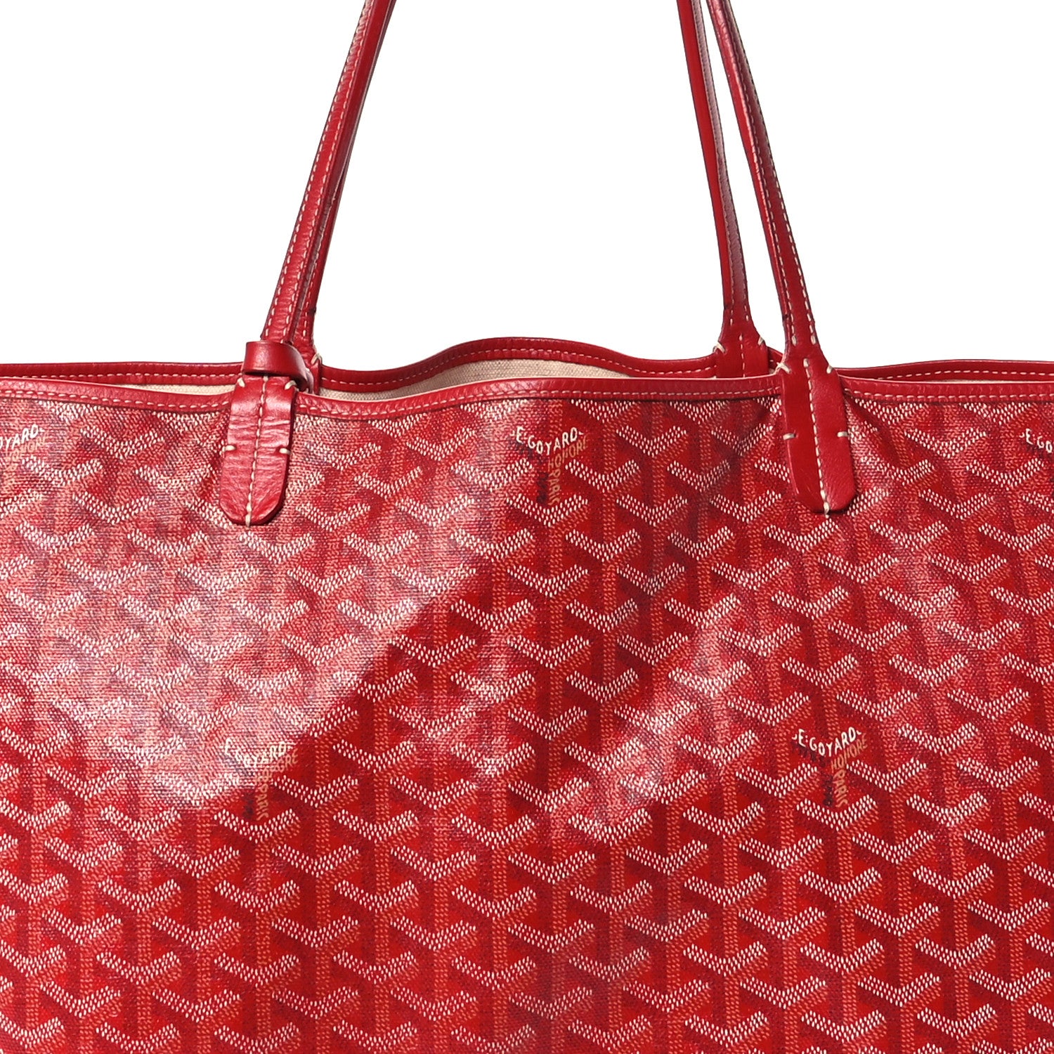 Goyard Goyardine Saint Louis GM Red 8 of 13