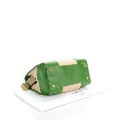 Prada Canapa Saffiano Shopping Tote Corda Larice 4 of 9