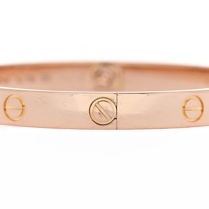 Cartier 18K Pink Gold LOVE Bracelet 18 4 of 6