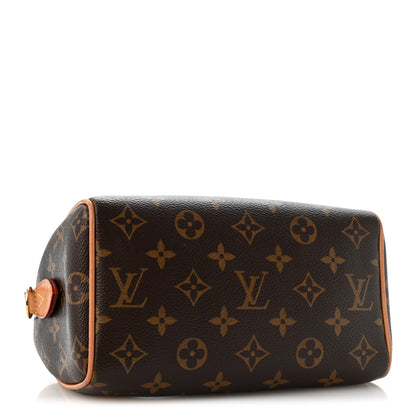 Louis Vuitton Monogram Speedy Bandouliere 20 Black 4 of 13