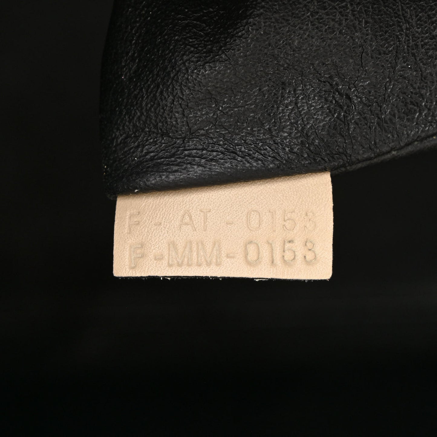 Satin Calfskin Micro Bi-Color Luggage Powder Black