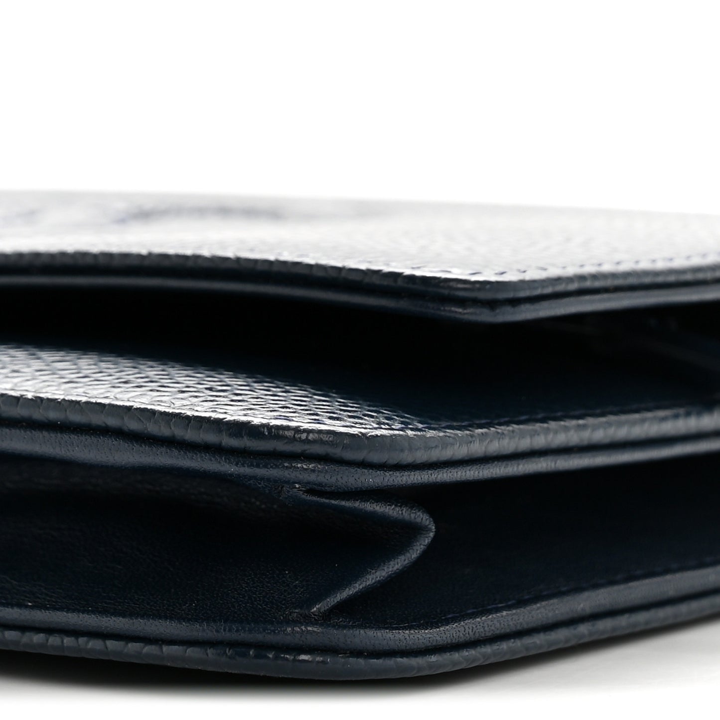 Caviar Timeless CC Wallet on Chain WOC Navy Blue