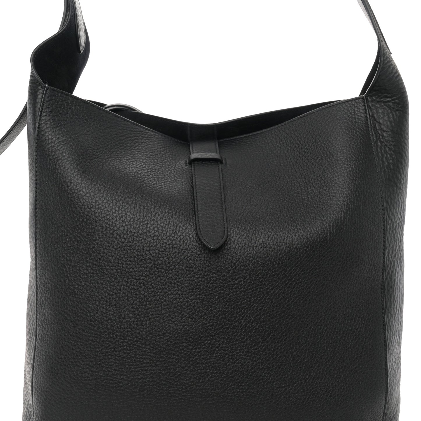 Grained Calfskin Blake Hobo Black