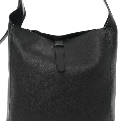 The Row Grained Calfskin Blake Hobo Black 8 of 10