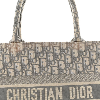 Christian Dior Oblique Medium Book Tote Grey 8 of 13