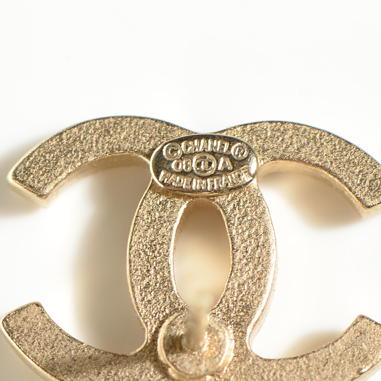 Chanel Pearl CC Drop Earrings Gold 4 of 5