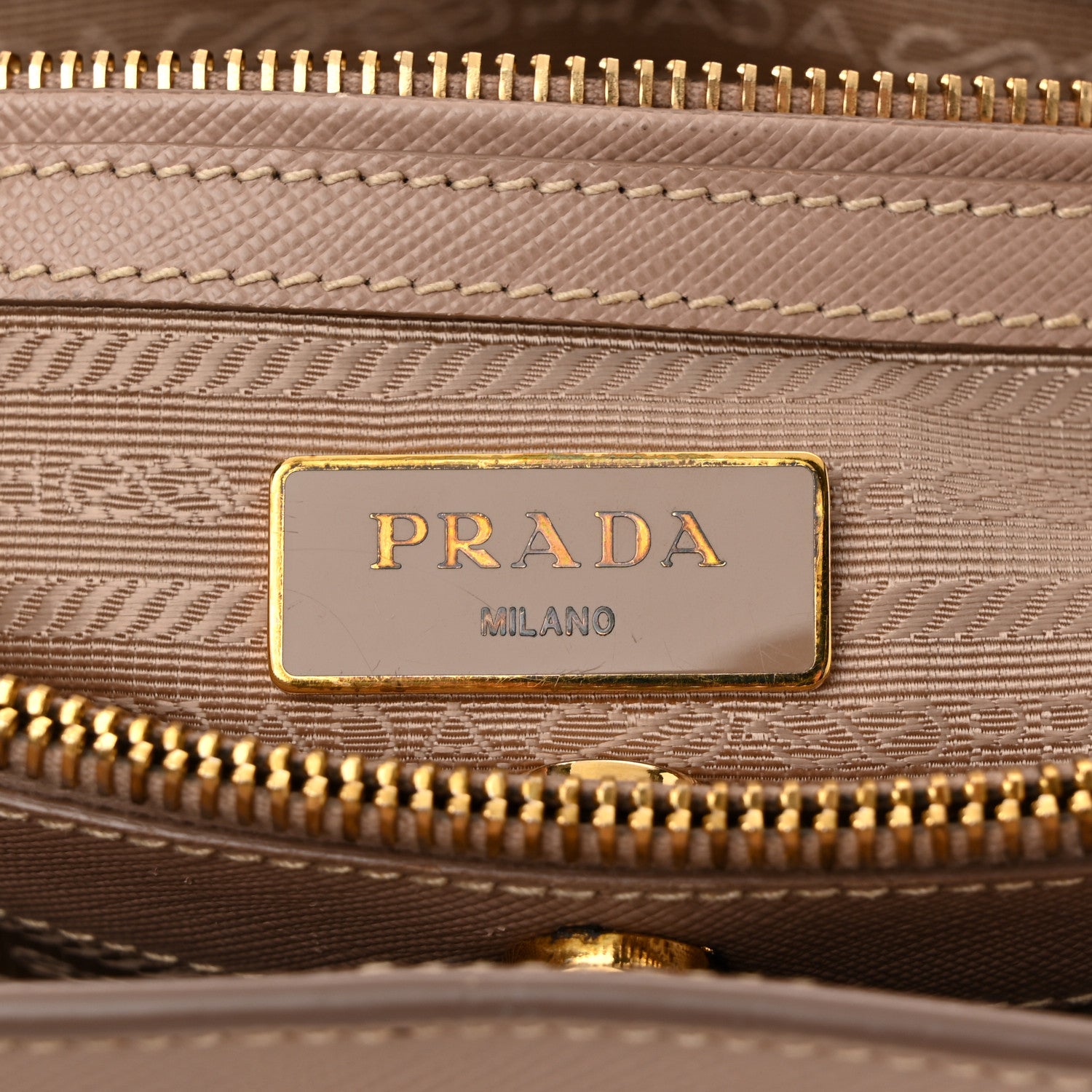 Prada Saffiano Lux Medium Tote Cammeo 6 of 13