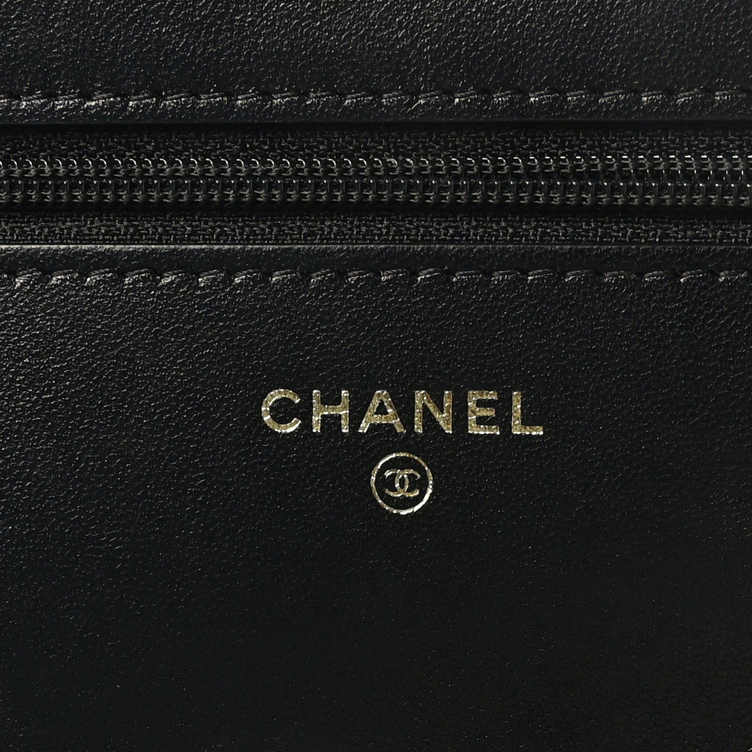 Chanel Lambskin Quilted Chanel 19 Wallet On Chain WOC Black 5 of 9
