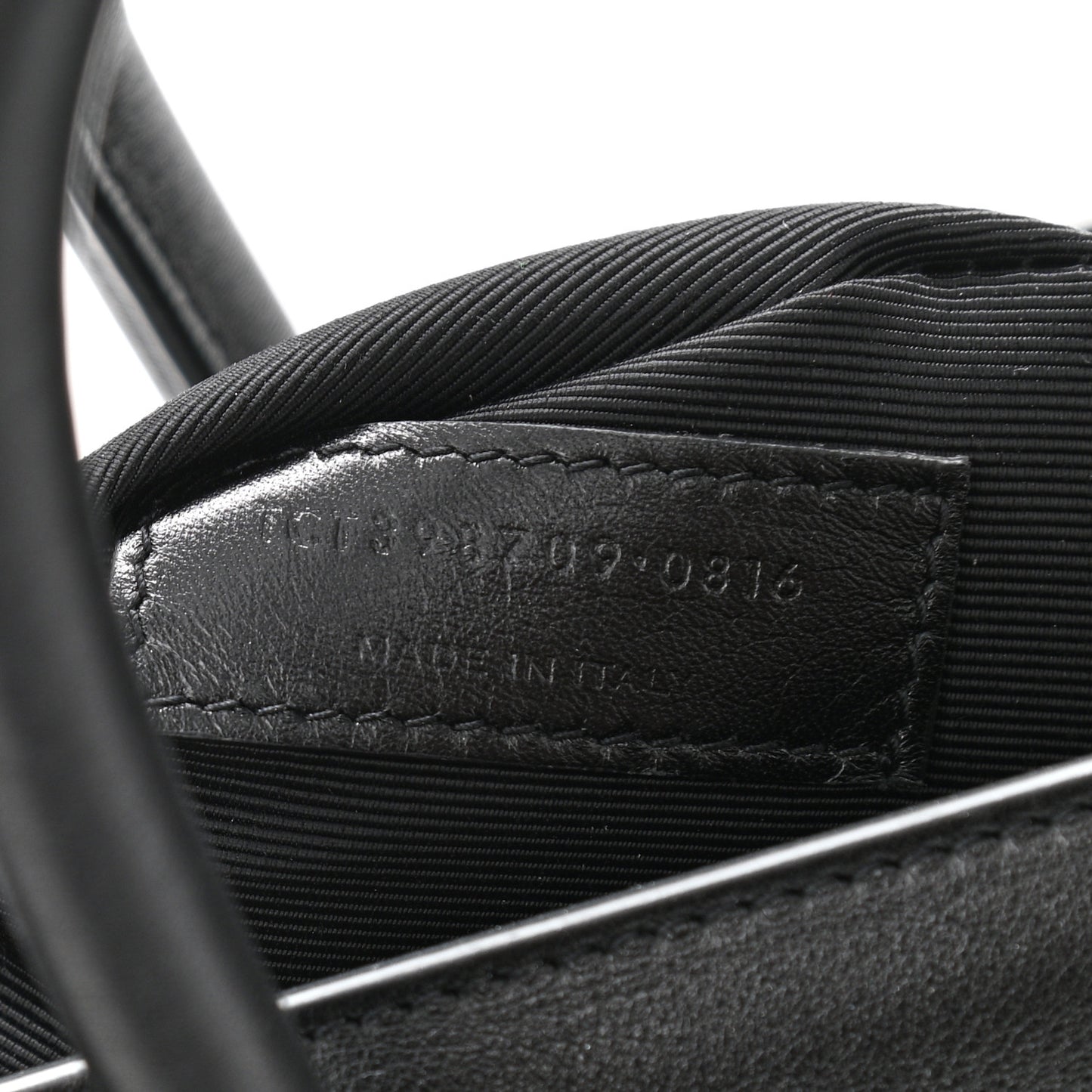 Calfskin Small Sac De Jour Black