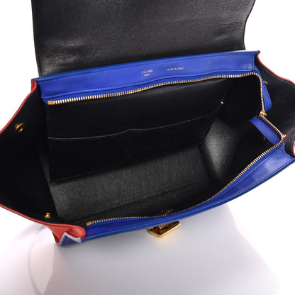 Celine Smooth Calfskin Small Tri-Color Trapeze Black 6 of 10
