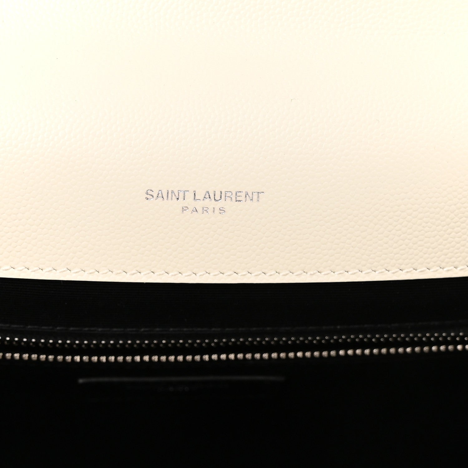 Saint Laurent Grain De Poudre Large Tri-Quilt Monogram Satchel Porcellana 6 of 10
