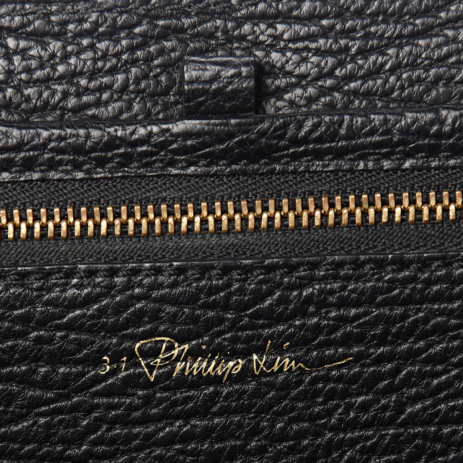 3.1 Phillip Lim 3.1 Textured Calfskin Medium Pashli Satchel Black 6 of 15