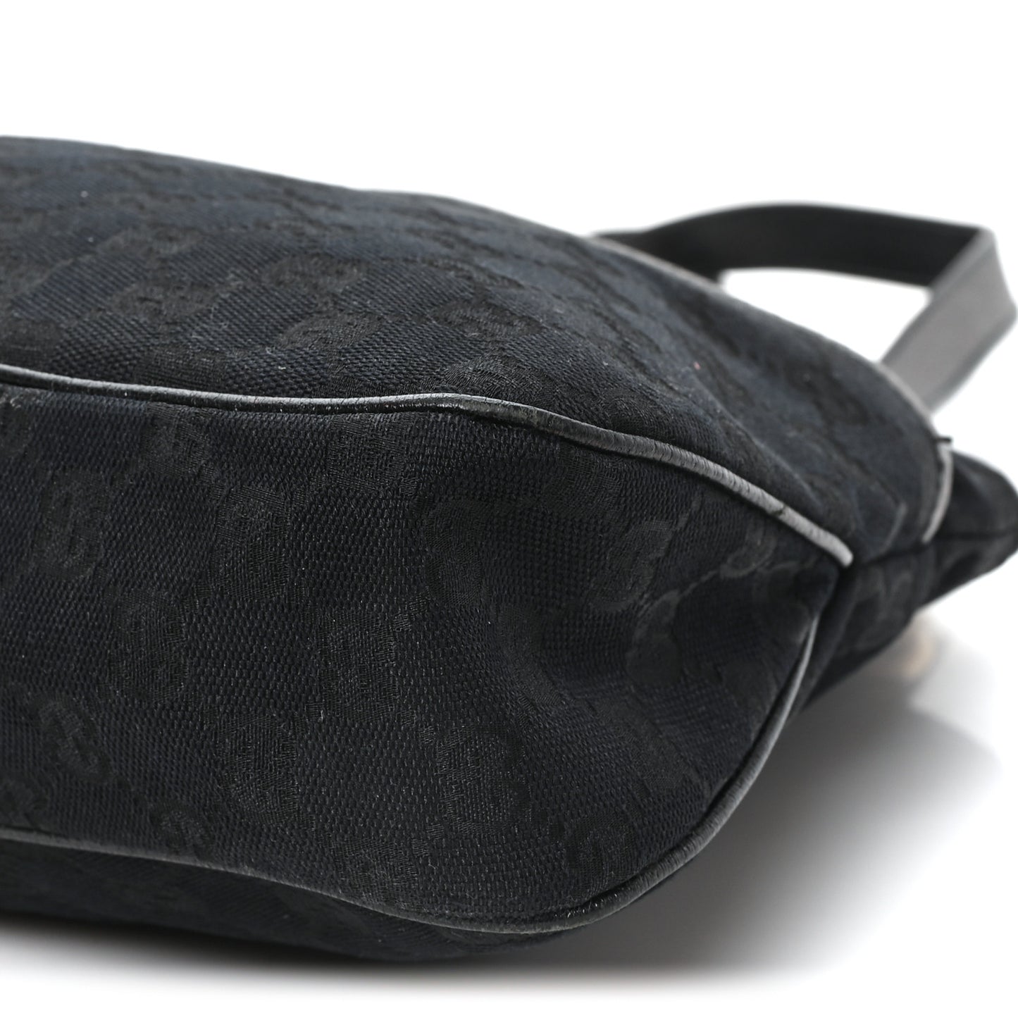 Monogram Medium Charmy Shoulder Bag Black