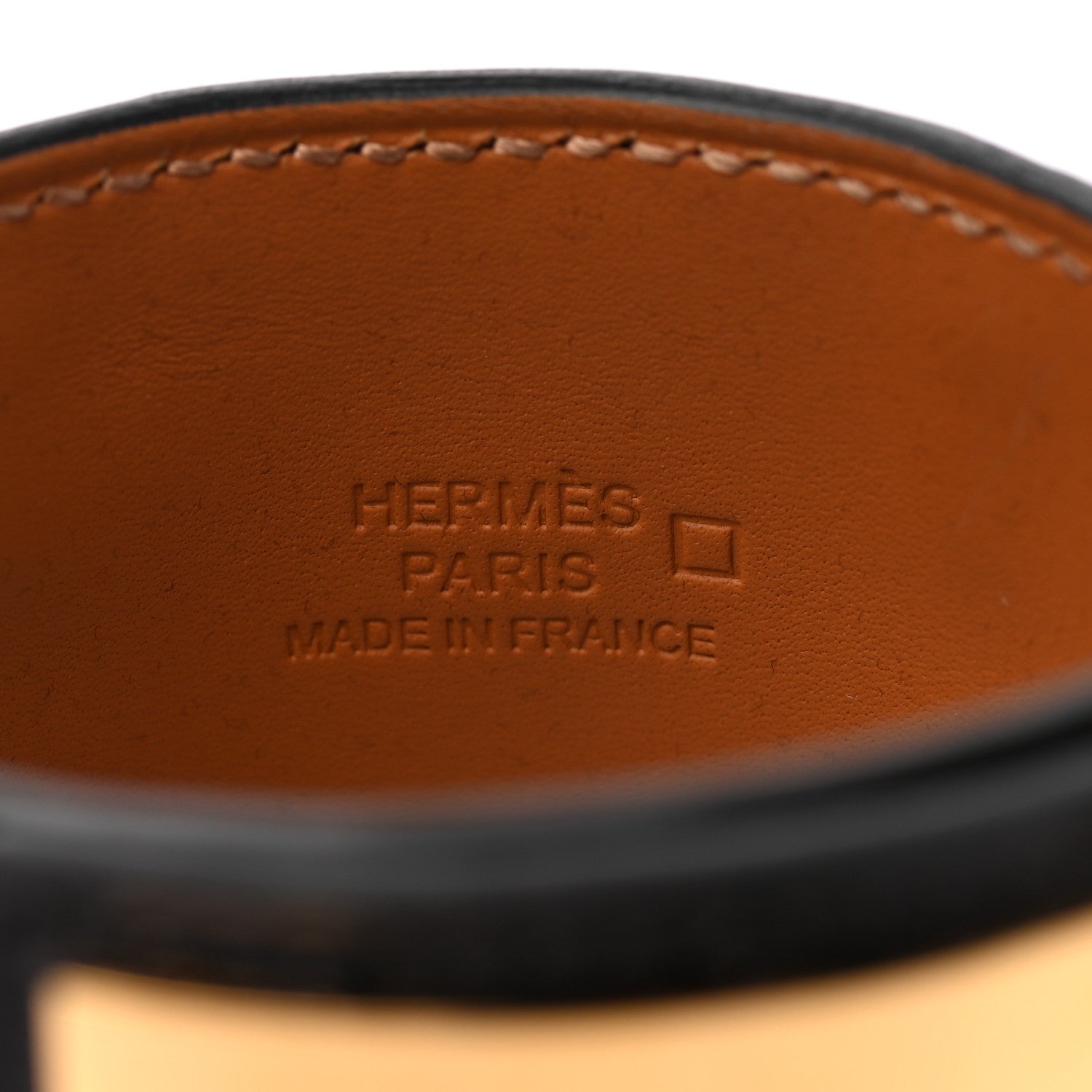 Hermes Shiny Alligator Collier de Chien CDC Bracelet T3 Black 4 of 5