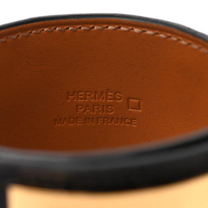 Hermes Shiny Alligator Collier de Chien CDC Bracelet T3 Black 4 of 5