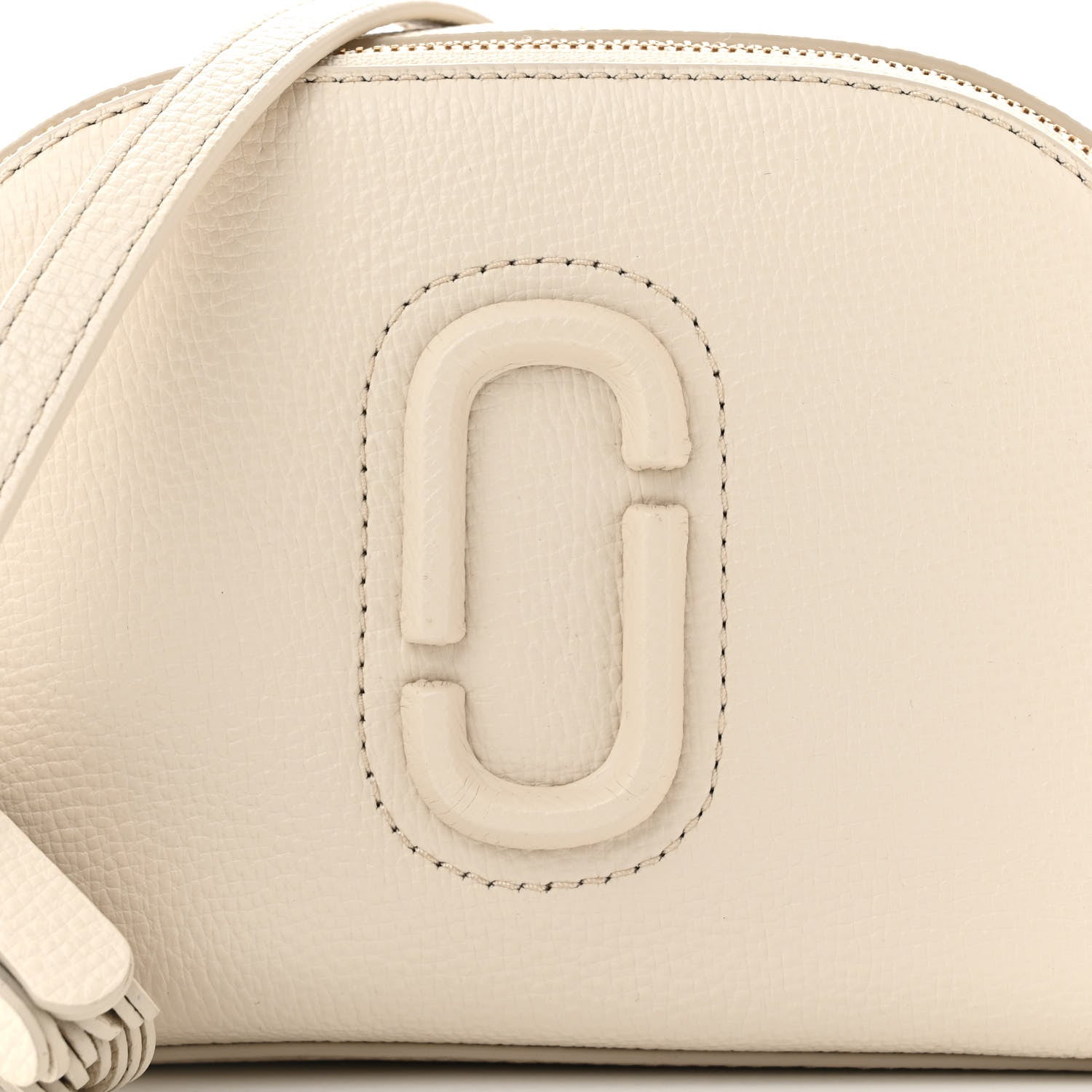 Marc Jacobs Calfskin Shutter Camera Crossbody Bag Ivory 8 of 10